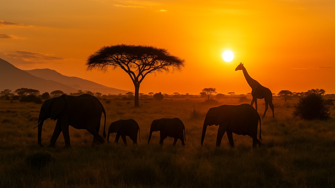 Cảm hứng du lịch thiên nhiên từ Châu Phi